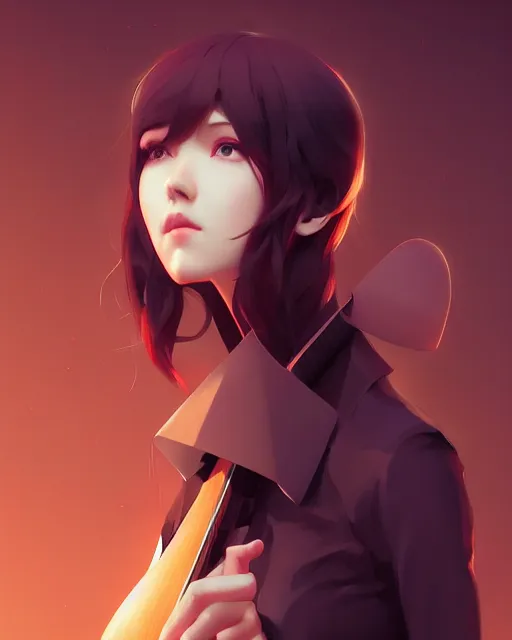 Image similar to a beautiful musician, by guweiz and wlop and ilya kuvshinov and artgerm, symmetrical eyes, aesthetic, gorgeous, stunning, alluring, attractive, artstation, deviantart, pinterest, digital art