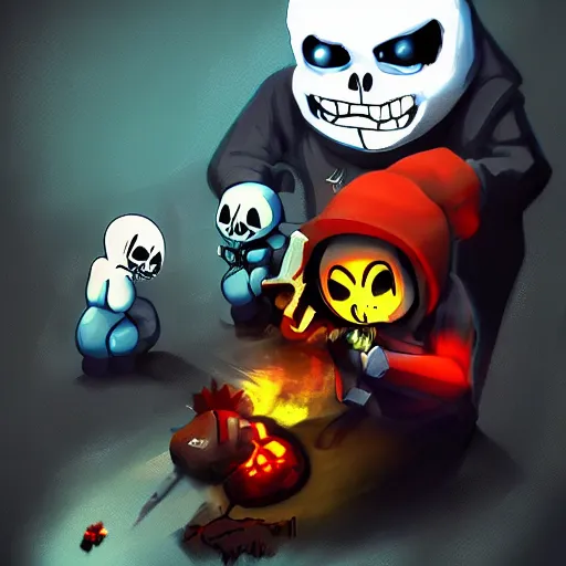 ArtStation - Undertale Au/ Reaper Sans