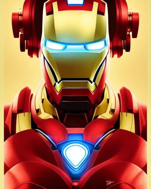 Prompt: symmetry!! portrait of ironman acting as a transformers robot, intricate, elegant, highly detailed, digital painting, artstation, concept art, smooth, sharp focus, illustration, art by artgerm and greg rutkowski and alphonse mucha, 8 k