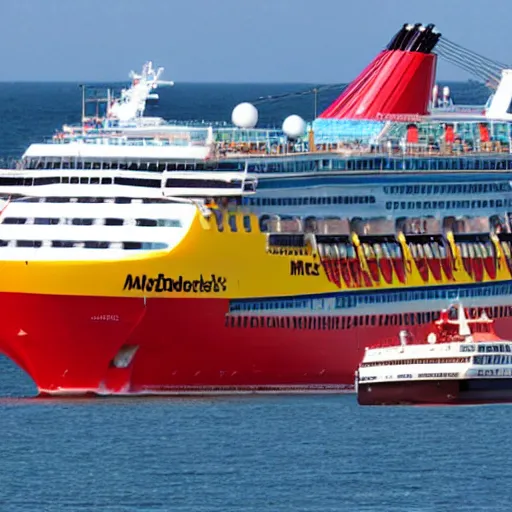 Image similar to mcdonalds cruise ship