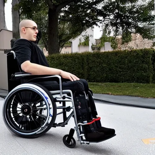 Prompt: wheelchair designed by Tesla