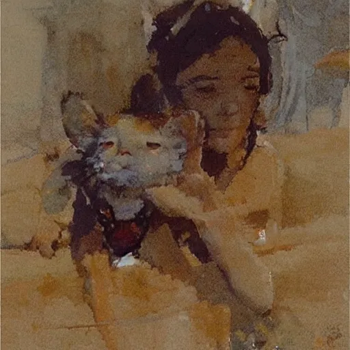 Image similar to “by Bernie Fuchs”