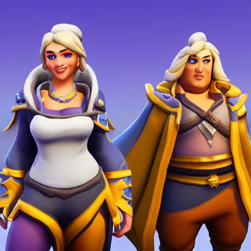 Image similar to jaina proudmoore but really fat in fortnite