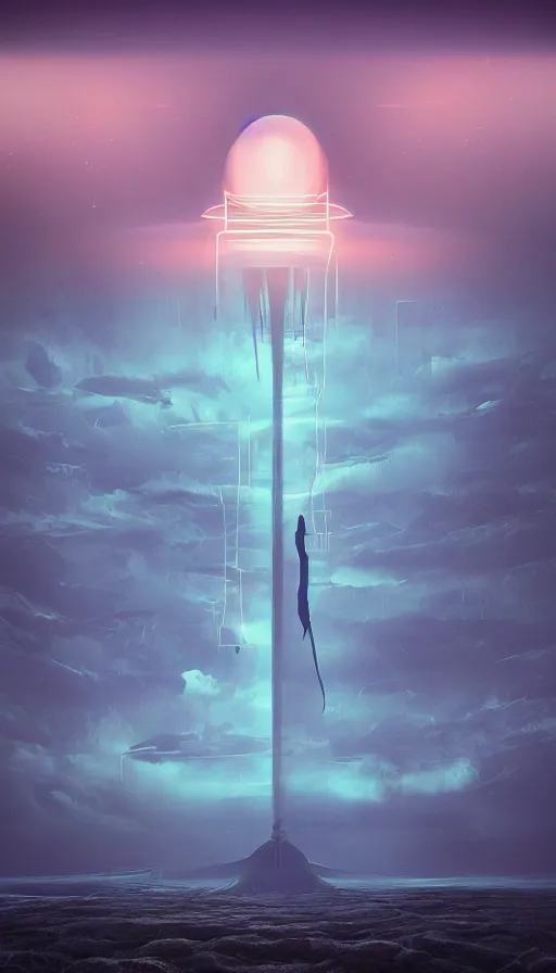 Prompt: the end of the world, by beeple