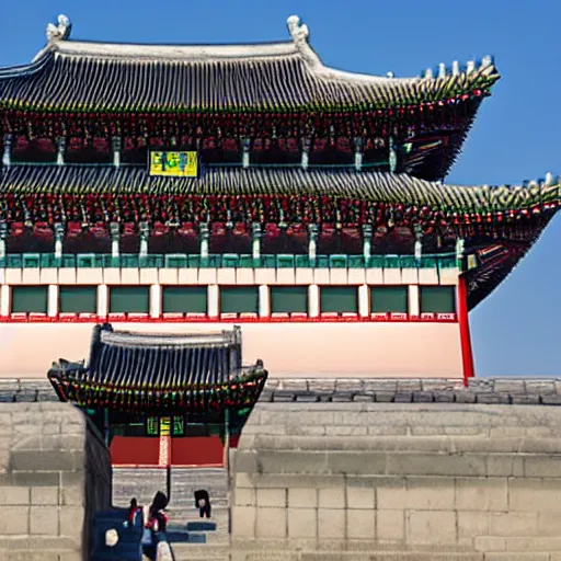 Prompt: gyeongbokgung palace