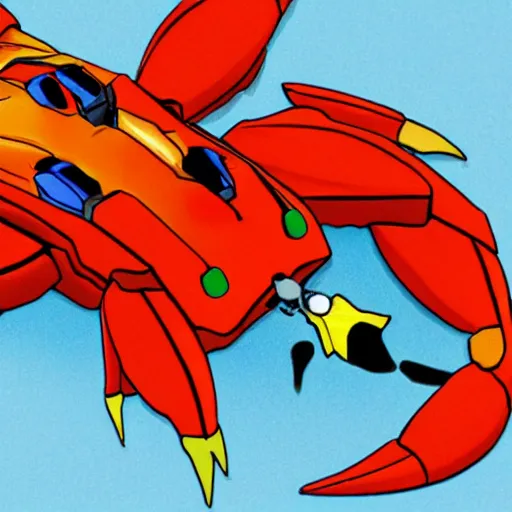 Image similar to crustacean, voltron