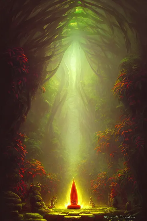 Image similar to The Ayahuasca Spirit, by Andreas Rocha