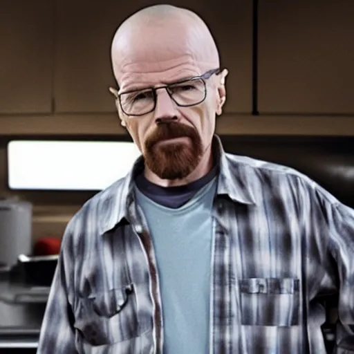 Prompt: Still of Dana Carvey as Walter White in Breaking Bad