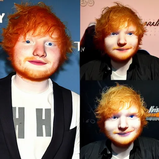 Image similar to ed sheeran turned into a Pixar character