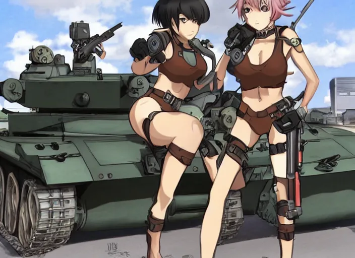 Putting anime girls into tanks day 2 : r/goodanimemes