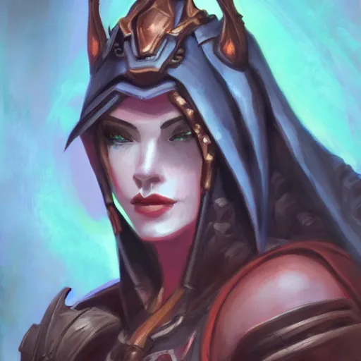 Image similar to female portrait, ravnica