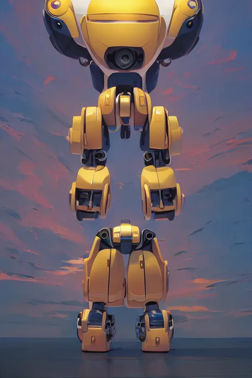 Image similar to metabots medabots medarotto medarot robot minimalist comics, behance hd by jesper ejsing, by rhads, makoto shinkai and lois van baarle, ilya kuvshinov, rossdraws global illumination ray tracing hdr radiating a glowing aura