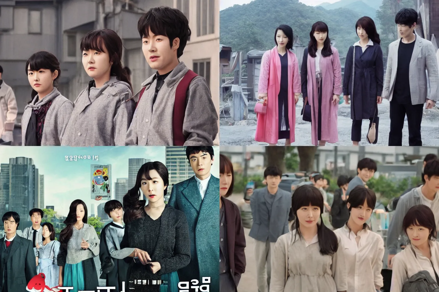 Prompt: korean film still from korean adaptation of roblox