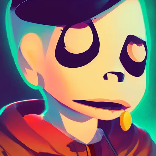 Image similar to face icon stylized minimalist the grim adventures of billy and mandy, loftis, cory behance hd by jesper ejsing, by rhads, makoto shinkai and lois van baarle, ilya kuvshinov, rossdraws global illumination