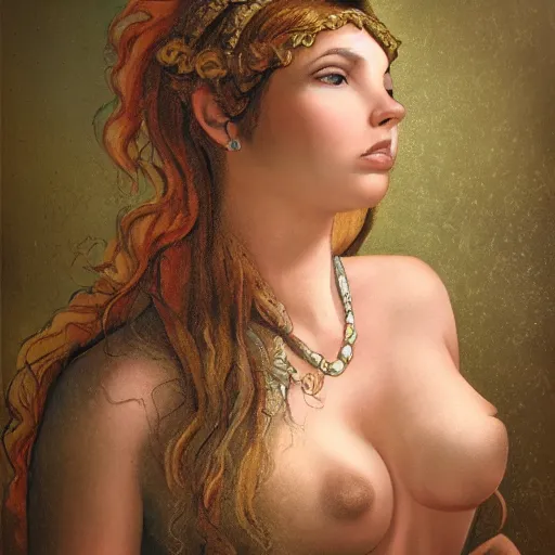 Prompt: a stunning corporate portrait of aphrodite