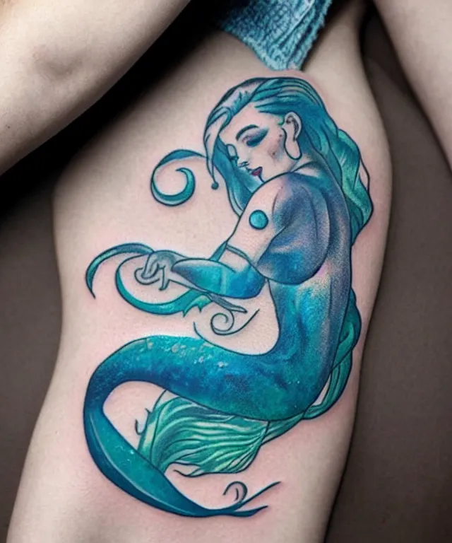 Image similar to mermaid tattoo