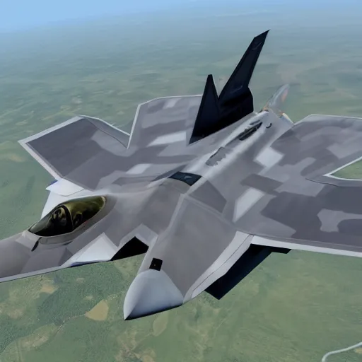 Image similar to f22 raptor, fighter jet, detailed, realistic, 8k