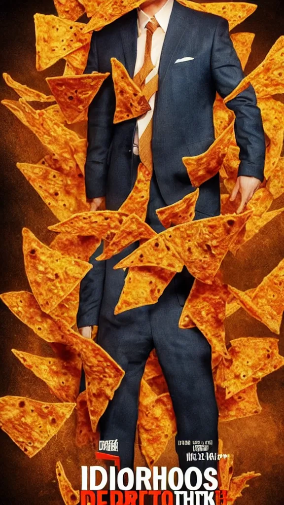 Prompt: movie poster of the Doritos movie. directed by Denis Villeneuve