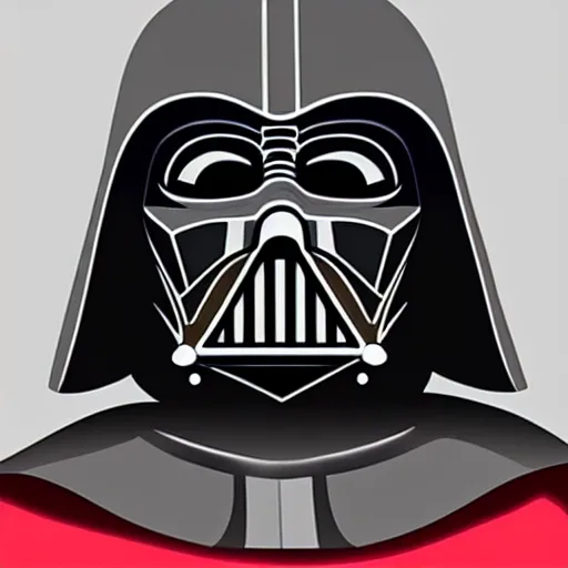 Prompt: darth vader from the simpsons, very detailed