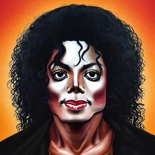 Image similar to album art for a new posthumous michael jackson cover, dark skinned, anatomically correct face, pleasing face, beautiful, artistic, colourful highly detailed well shaded expressive album cover