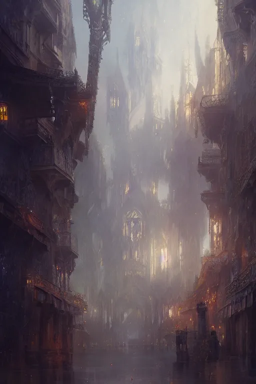 Image similar to Avalon the royal city of king arthur, intricate, elegant, volumetric lighting, digital painting, highly detailed, artstation, sharp focus, illustration, concept art, ruan jia, steve mccurry