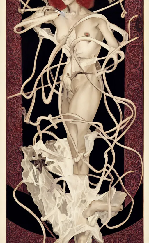 Image similar to xray showing the soul, j.c. leyendecker, Valentina Remenar, 8K HD, upscaled