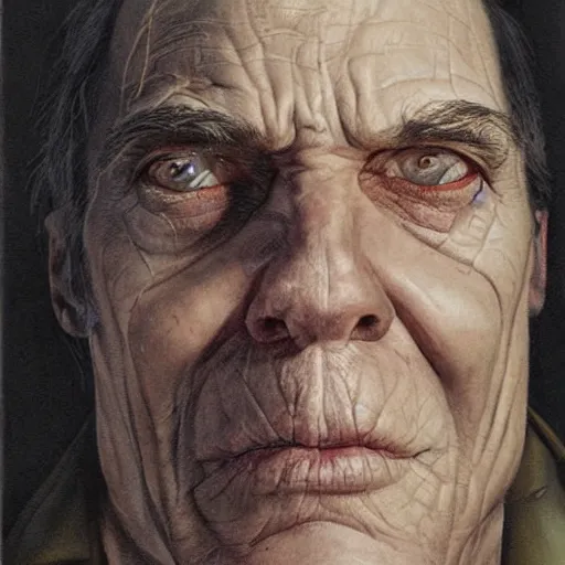 Image similar to portrait of Alvar Bjerkeng van Keppel, very detailed painting by Glenn Fabry, by Joao Ruas