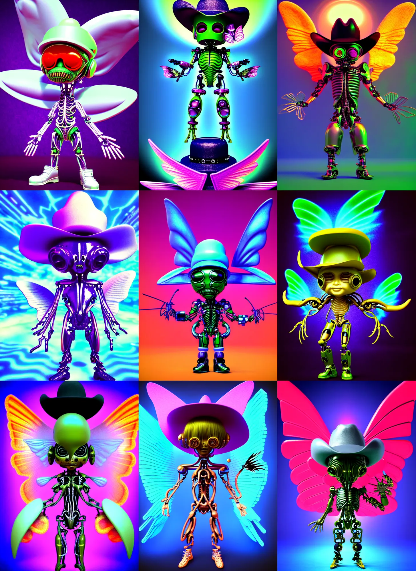 3 d render of chibi alien by ichiro tanida Stable Diffusion OpenArt