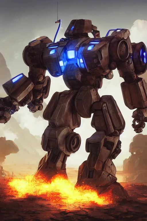 Image similar to mechwarrior 5 : mercenaries mech megaman transformer robot boss tank engine game octane render, 4 k, hd 2 0 2 2 3 d cgi rtx hdr style chrome reflexion glow fanart jesper ejsing, by rhads, makoto shinkai borderlands and by feng zhu rossdraws artstation by digital cinematic pixar and disney unreal zbrush central hardmesh