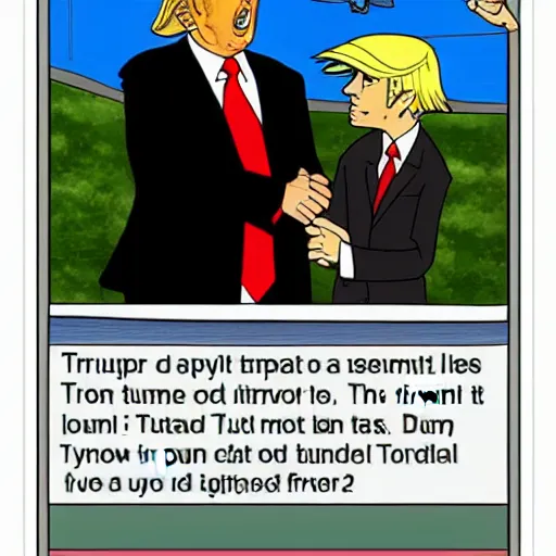 Prompt: donald trump, you just activated my trap card