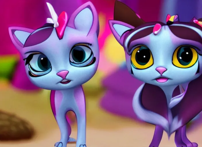 Image similar to littlest pet shop cat in avatar ( 2 0 0 9 )