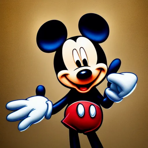 Prompt: [ mickey mouse ] in a horror game, [ digital art ]!!, 4 k quality
