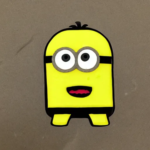 Prompt: minions as sour patch kids candy
