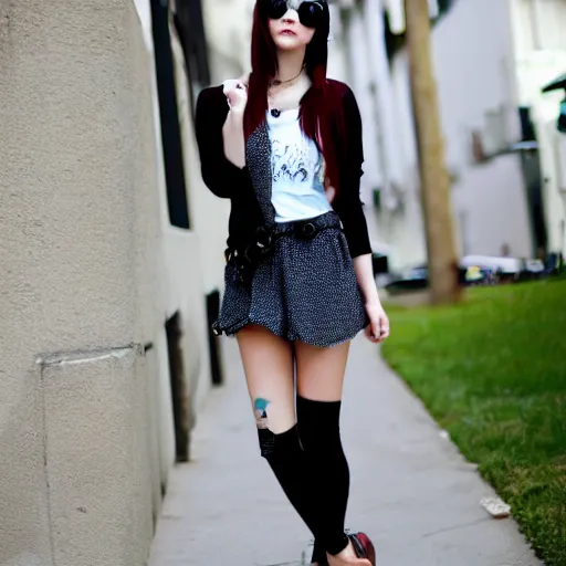 Image similar to alt - girl, cute outfit