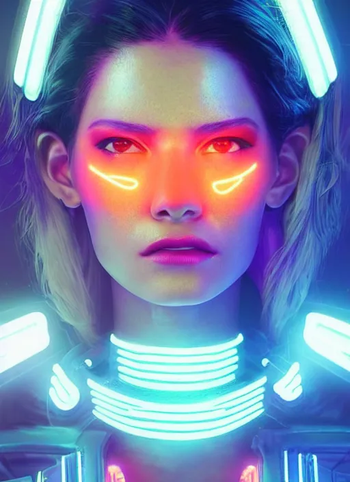 Image similar to a latino female humanoid, cyber neon lighting, futurism, cyberpunk high fashion, glamor profile pose, hyper photorealistic, intricate futuristic jewelry, crispy quality, digital photography, trending in artstation, trending in pinterest, cinematic, 4 k ultra hd, art by pascal blanche, art by greg rutkowski,