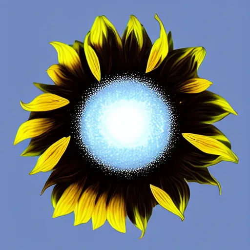 Image similar to Blackhole Sunflower