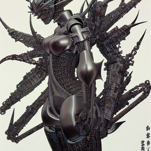 Image similar to prompt : photorealistic cinematic 3 d render of persona soft light painted by takato yamamoto, mecha attributes and armor, inspired by ghost in shell anime, smooth face feature, intricate oil painting, high detail, sharp high detail, manga and anime 1 9 8 0