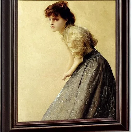 Image similar to young victorian woman in the forgotten archives by alfred stevens