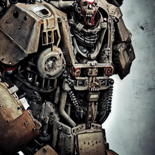 Prompt: full body portrait of a zombie heavy mech made with flesh, by kow yokoyama, maschinen krieger, hobby japan, stormy post apocalyptic cyberpunk gothic city, highly detailed, shot with canon 5 d mark ii, face detail, rob bottin, rick baker, jordu schell, artstation, cg society, soft illumination