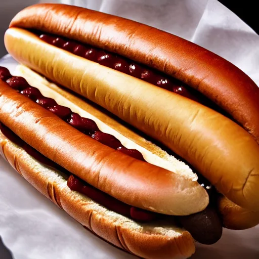 Prompt: hot dog wiener, beautiful, photography,