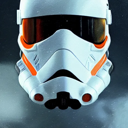 Image similar to portrait of a man by greg rutkowski, a soldier of the new galactic republic, wearing a white, blue and orange tactical gear, star wars expanded universe, highly detailed portrait, digital painting, artstation, concept art, smooth, sharp foccus ilustration, artstation hq