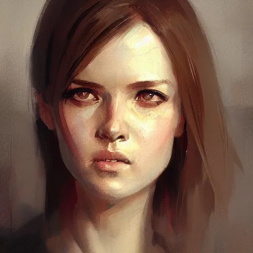 Prompt: Female Portrait, Greg Rutkowski.