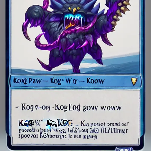 Prompt: kog'maw