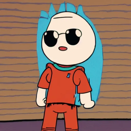 Image similar to gumball watterson trying on new clothes