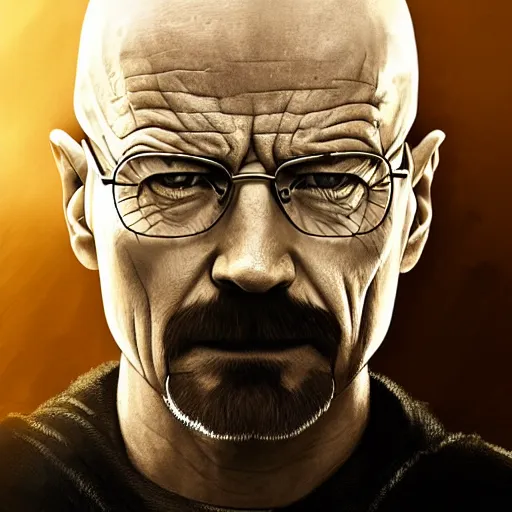 Image similar to Walter white on the cover of Far Cry game, intricate, elegant, highly detailed, digital painting, artstation, concept art, smooth, sharp focus, illustration, art by artgerm and greg rutkowski and alphonse mucha