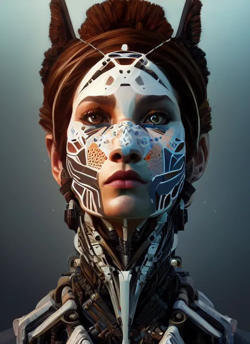 Prompt: symmetry!! portrait of machine from horizon zero dawn, intricate, elegant, highly detailed, digital painting, artstation, concept art, smooth, sharp focus, illustration, art by artgerm and greg rutkowski and alphonse mucha, 8 k