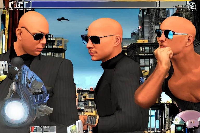 Prompt: pitbull mr. worldwide in a ps 1 game, in 2 0 5 5, y 2 k cybercore,