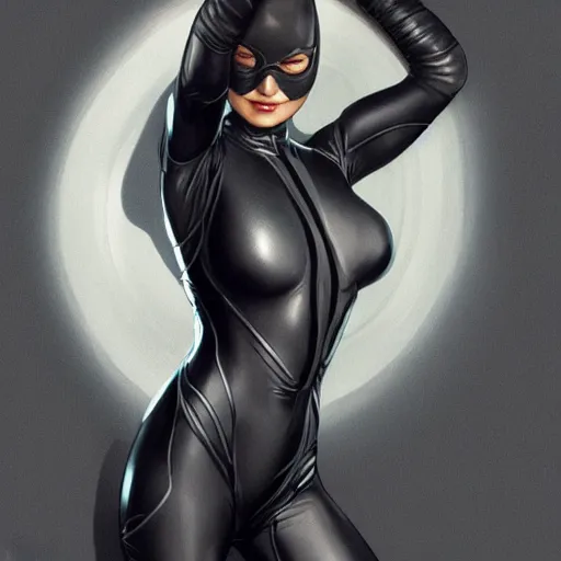 Prompt: full figure ultra realistic illustration, olivia wilde as realistic catwoman, intricate, elegant, highly detailed, digital painting, artstation, concept art, smooth, sharp focus, illustration, art by artgerm and greg rutkowski and alphonse mucha