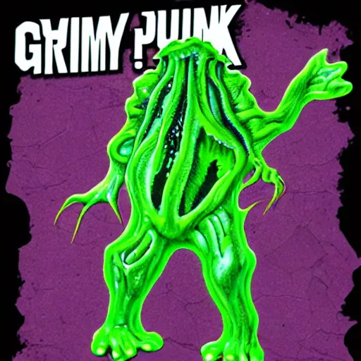 Image similar to grimy slimepunk ooze monster