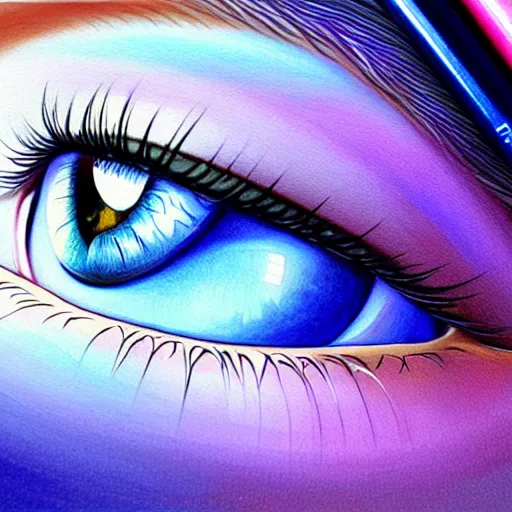 Image similar to cute, ultra detailed painting at 1 6 k resolution and epic visuals. epically beautiful image. amazing effect, image looks crazily crisp as far as it's visual fidelity goes, absolutely outstanding. vivid clarity. ultra. iridescent. mind - breaking. mega - beautiful pencil shadowing. beautiful face. ultra high definition, range murata and artgerm